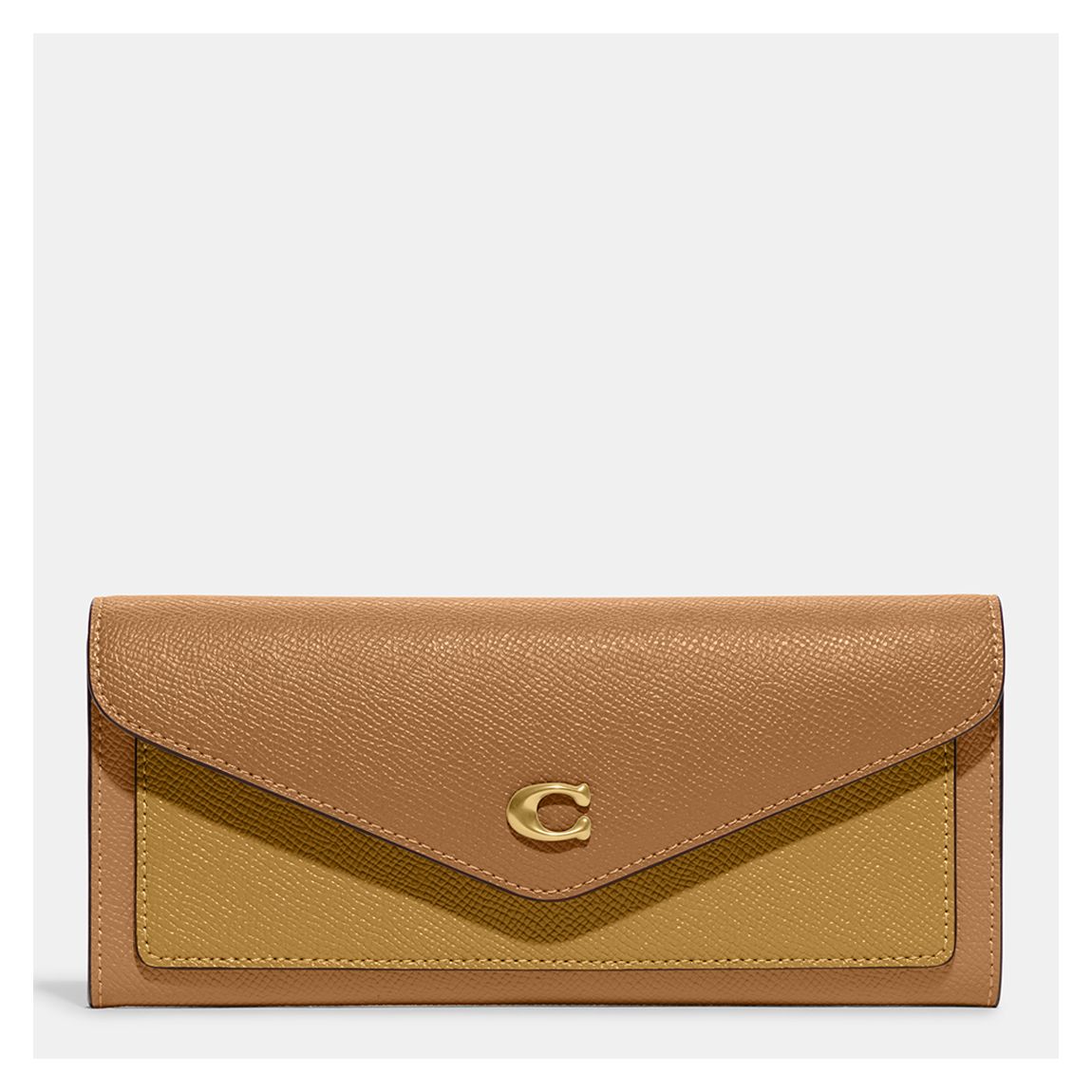 Light Camel Multi Colorblock Wyn Soft Wallet main product photo