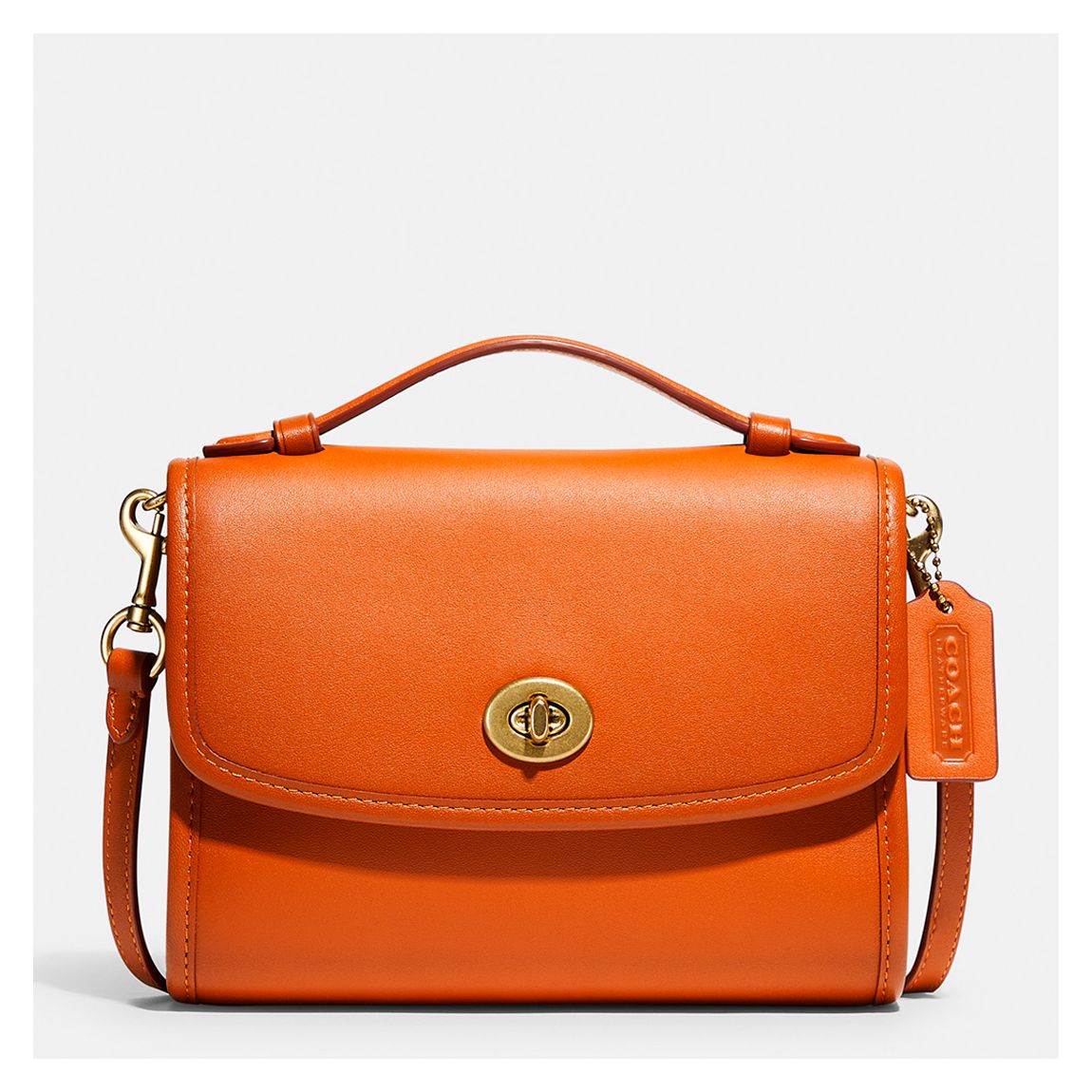 Canyon The Coach Originals Glovetanned Leather Kip Turnlock Crossbody main product photo