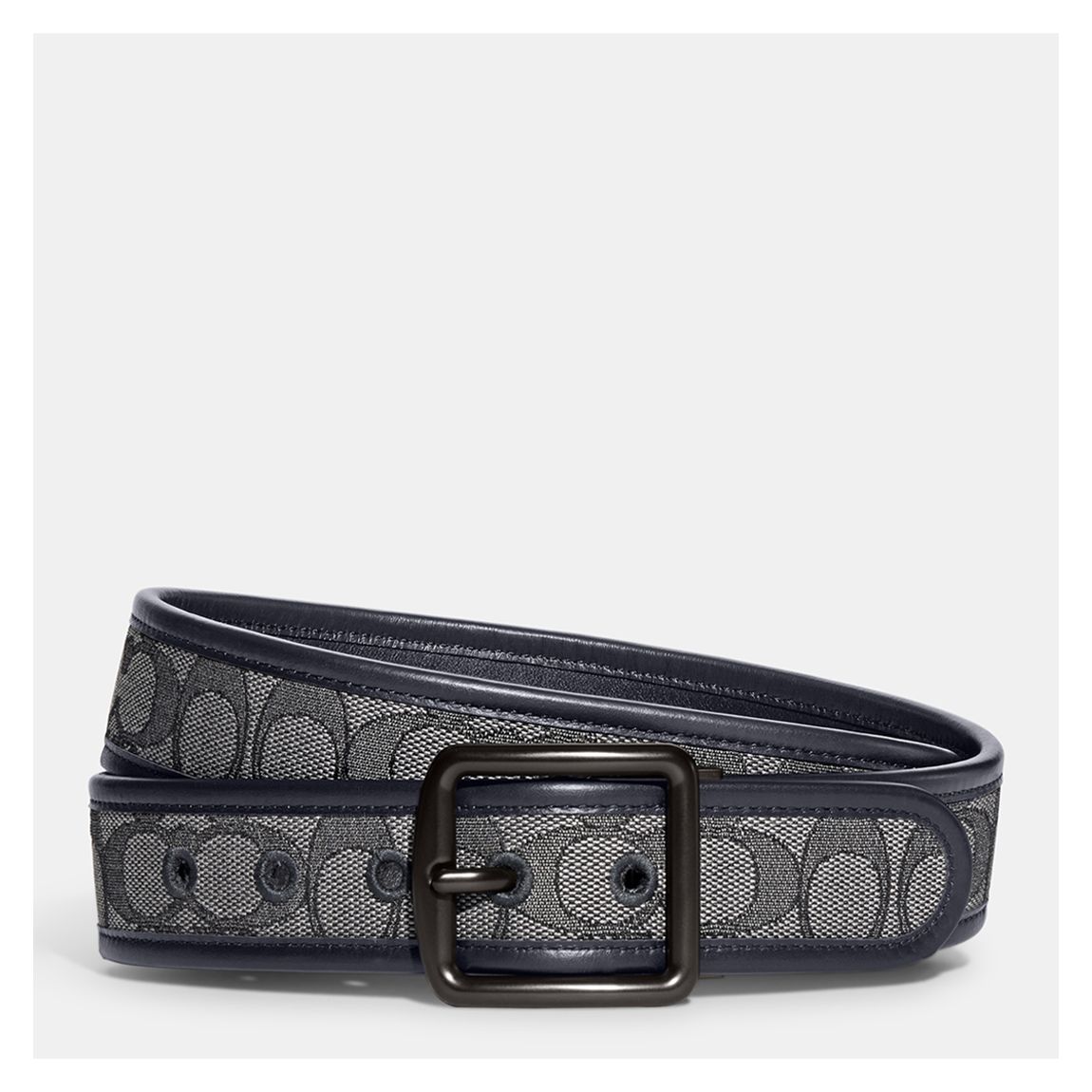 Navy, Midnight Navy 38mm Harness Belt In Signature Jacquard main product photo