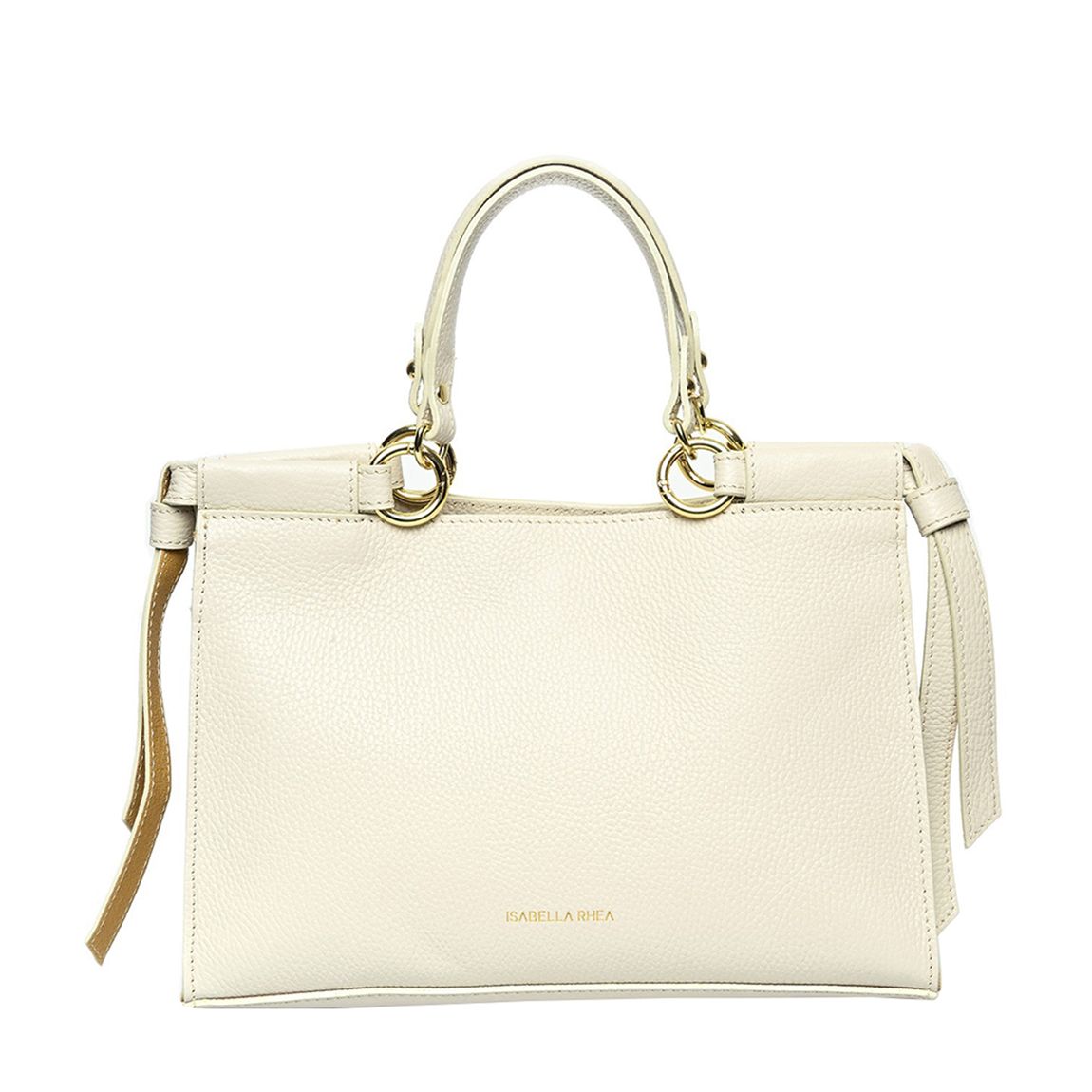Beige Leather Handbag main product photo