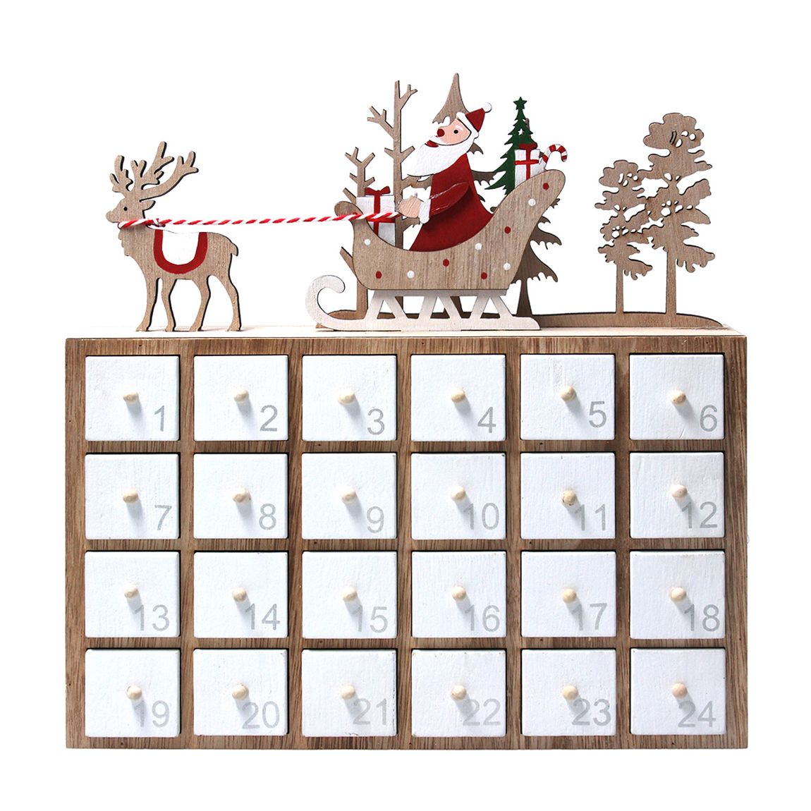 Santa/Sleigh Advent Calendar main product photo
