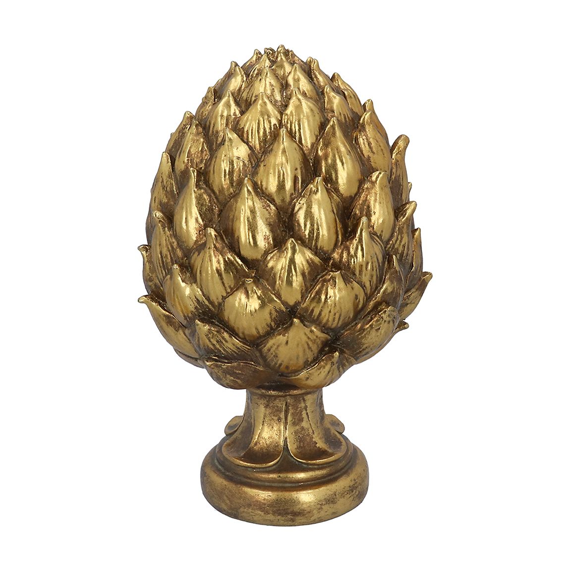 Gold Resin Artichoke Ornament, Large main product photo