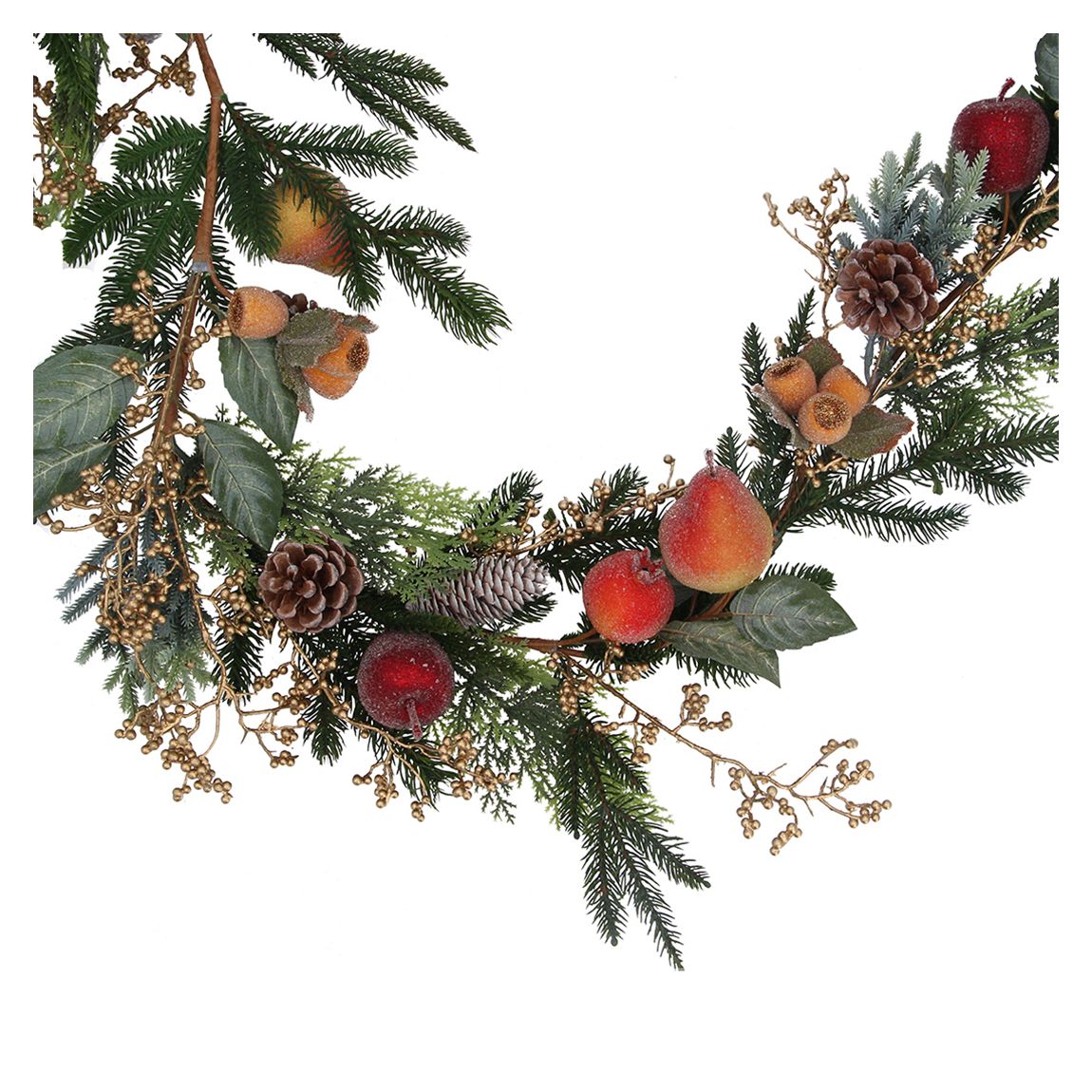 Beaded Fruit & Gold Berry Garland main product photo