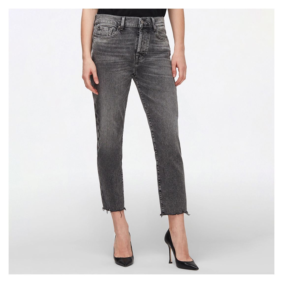Washed Grey Josefina Stretch Jeans main product photo