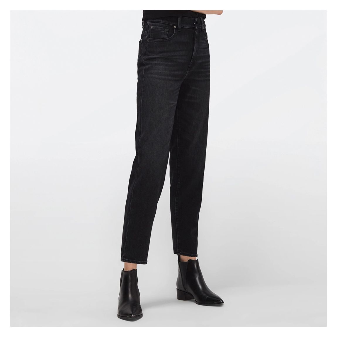 Black Malia Stretch Jeans main product photo