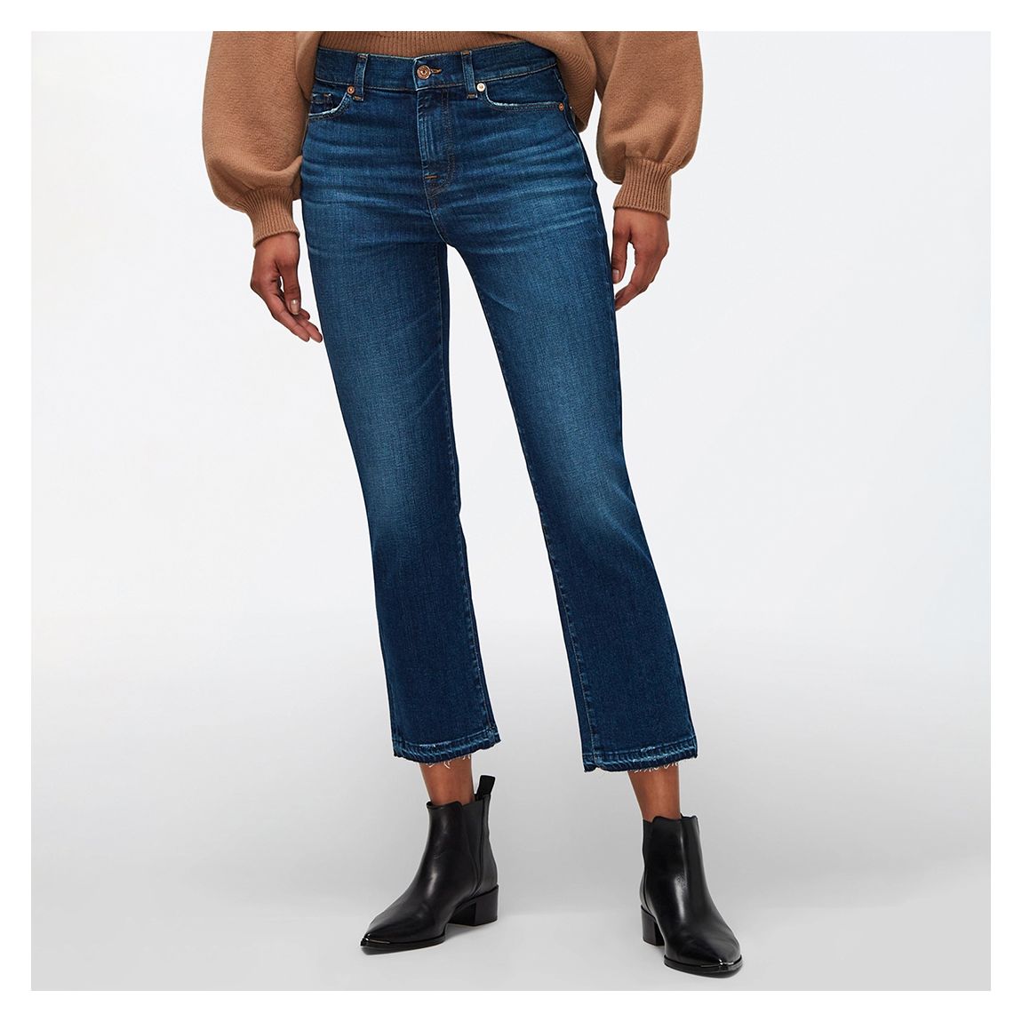 Dark Blue Straight Stretch Jeans main product photo