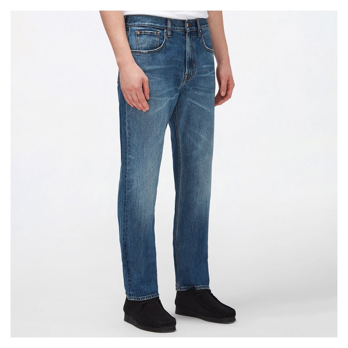 Blue Cooper Straight Stretch Jeans main product photo