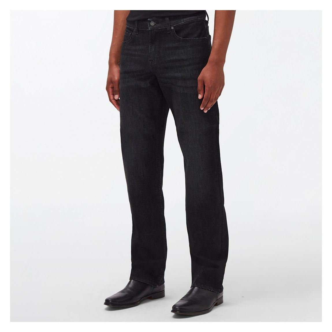 Black Austyn Straight Stretch Jeans main product photo
