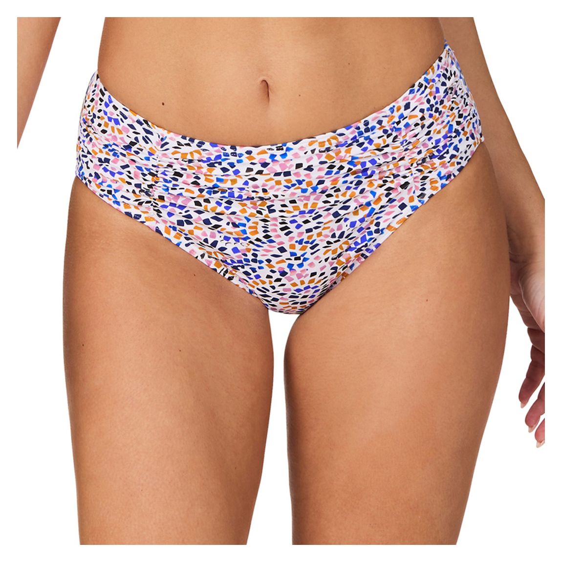 White Terrazzo Louise Bikini Pant main product photo
