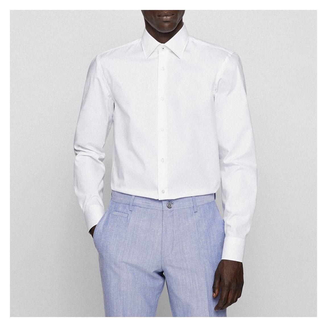 White Hank Cotton Shirt main product photo