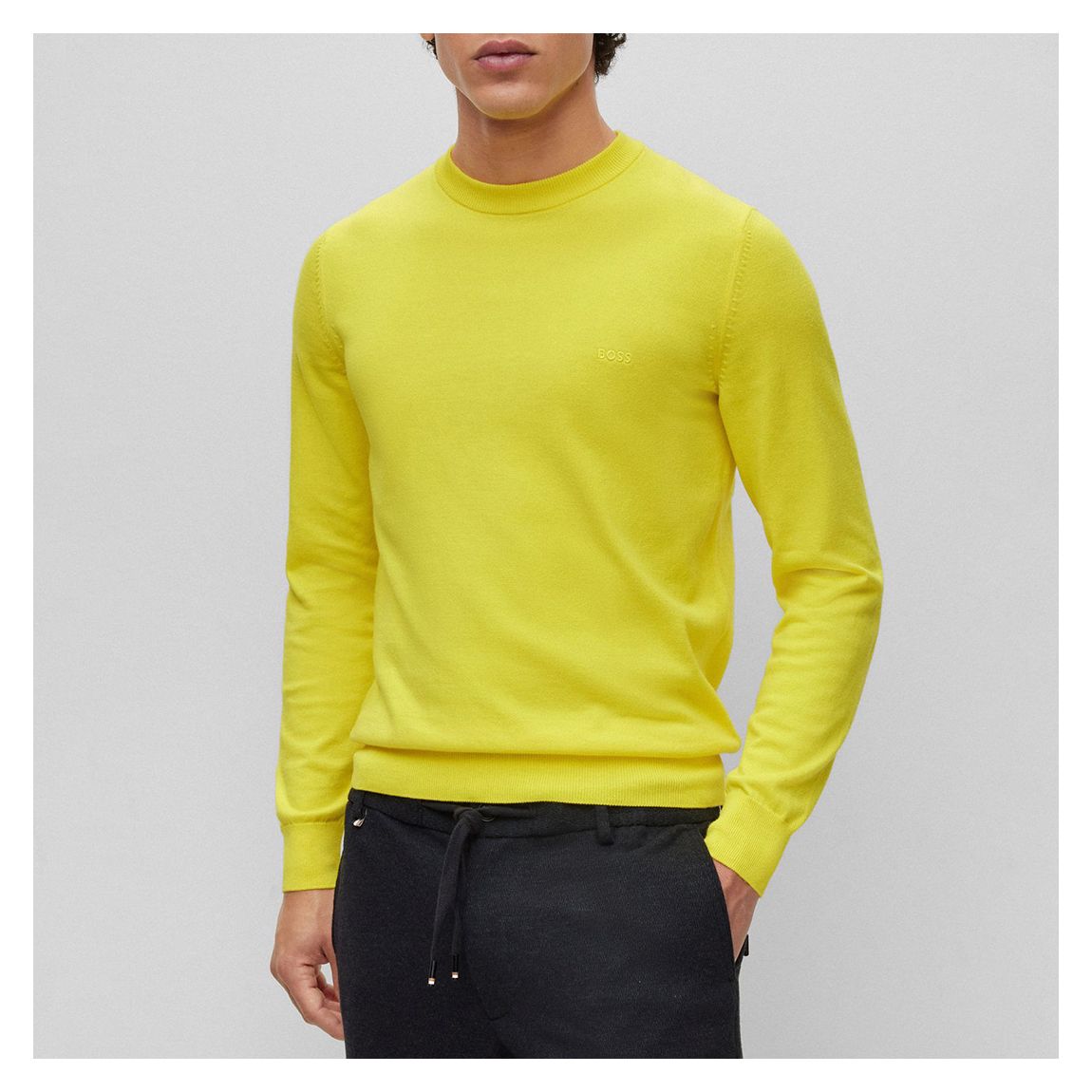 Yellow Pacas Cotton Jumper main product photo