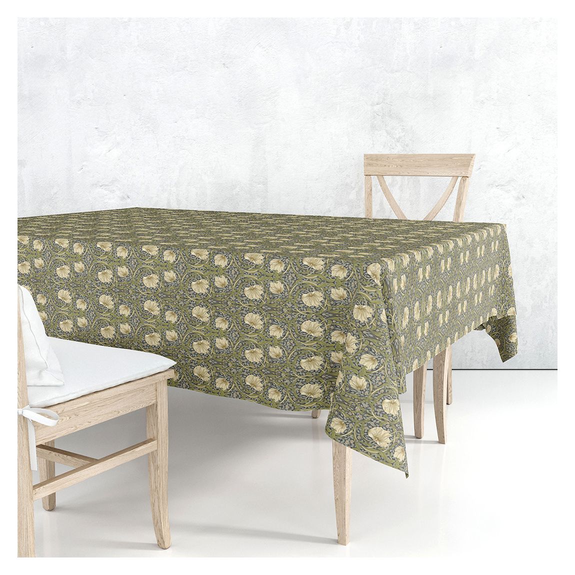 Charcoal Pimpernel Square Tablecloth 132 x 132cm main product photo