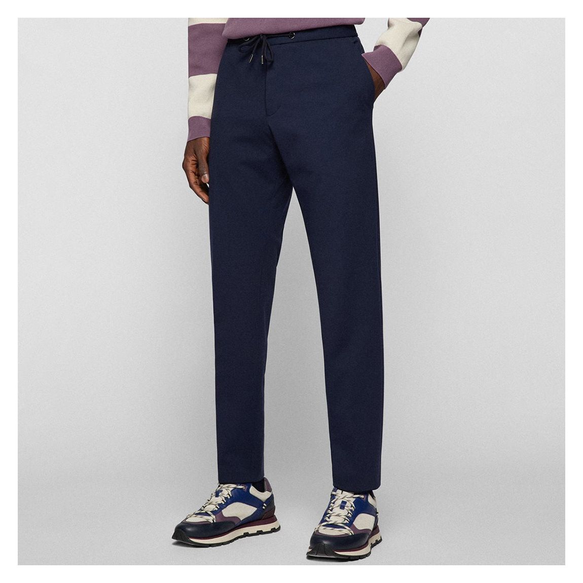 Dark Blue Genius Trousers main product photo