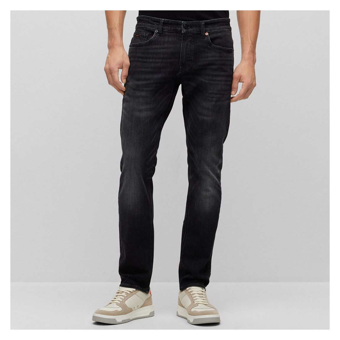 Black Delaware Stretch Jeans main product photo