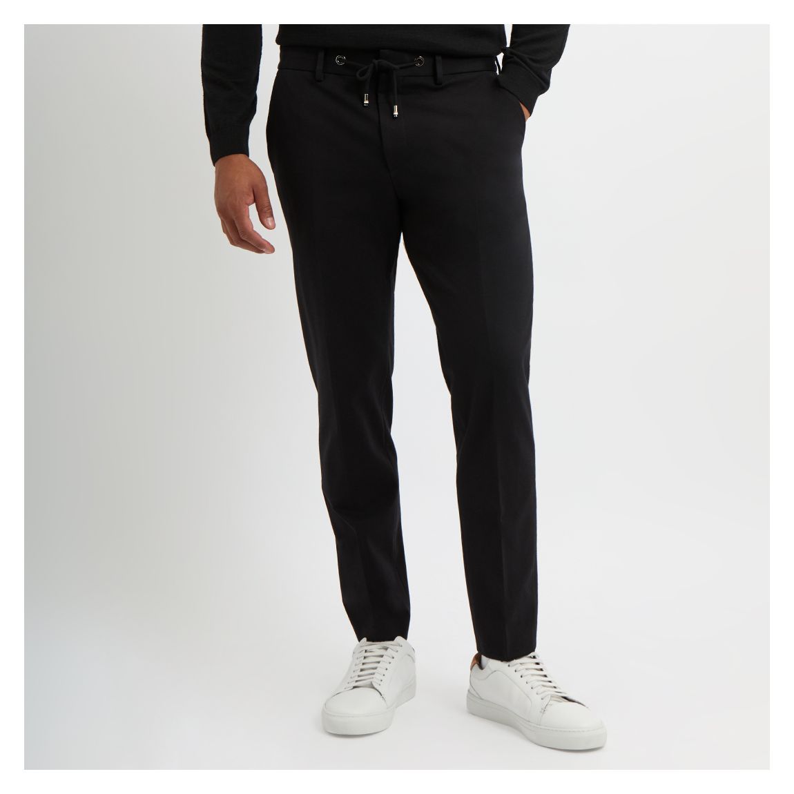 Black Genius Cotton Blend Trousers main product photo