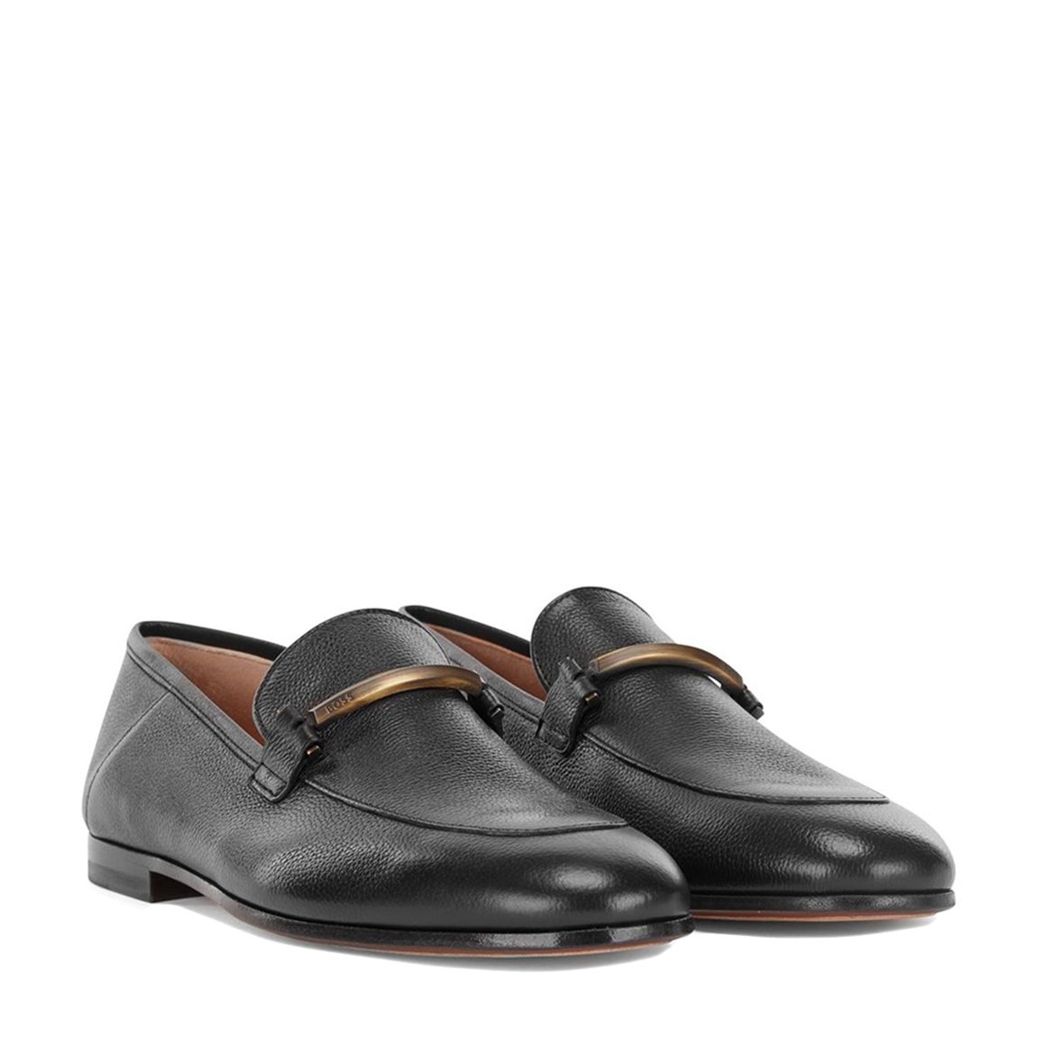 Black Soho Leather Loafers main product photo