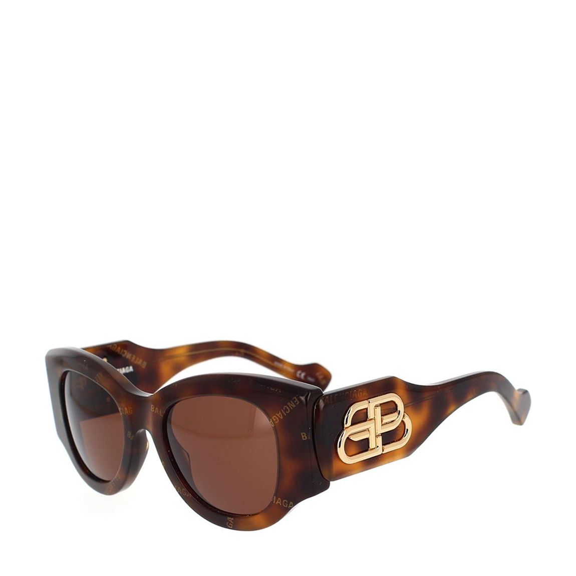 Womens Balenciaga Brown Sunglasses 50mm main product photo
