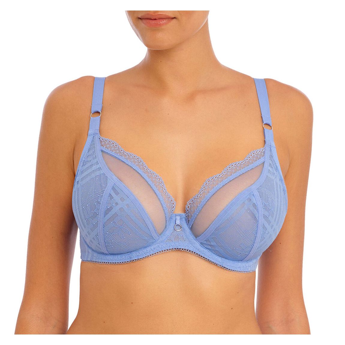 Blue Freya Fatale Plunge Bra main product photo
