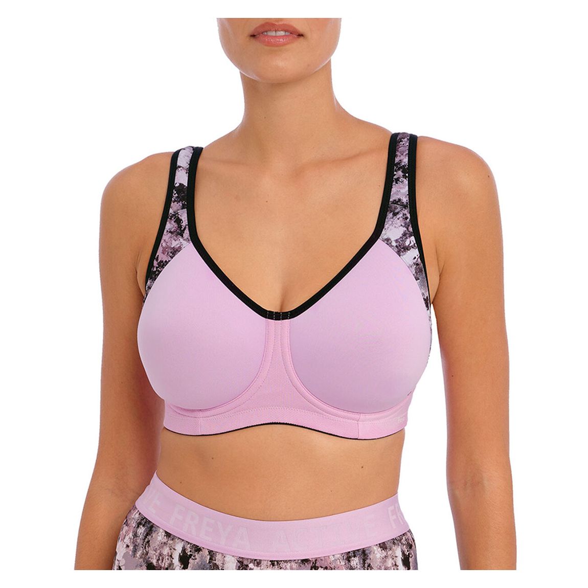 Pink Haze Sonic Uw Moulded Spacer Sports Bra main product photo