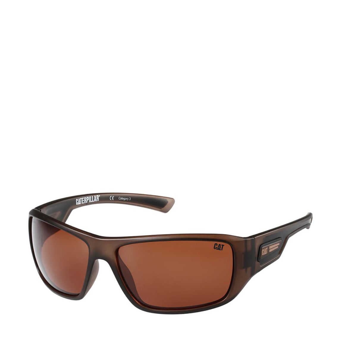 Men's Brown Cat Sunglasses 64mm main product photo