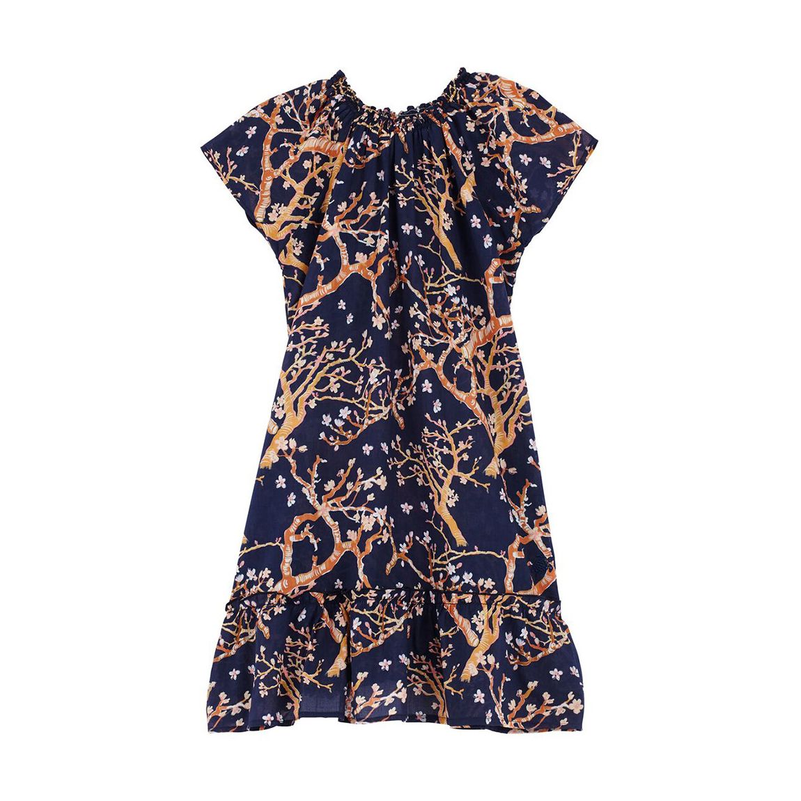 Navy Multi Gizelle Girls Dress main product photo
