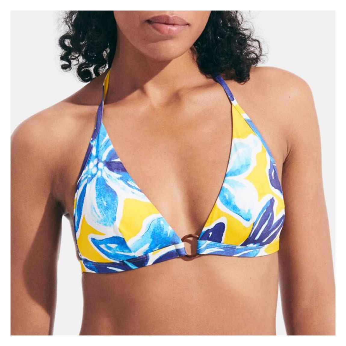 Yellow Flechett Bikini Top main product photo