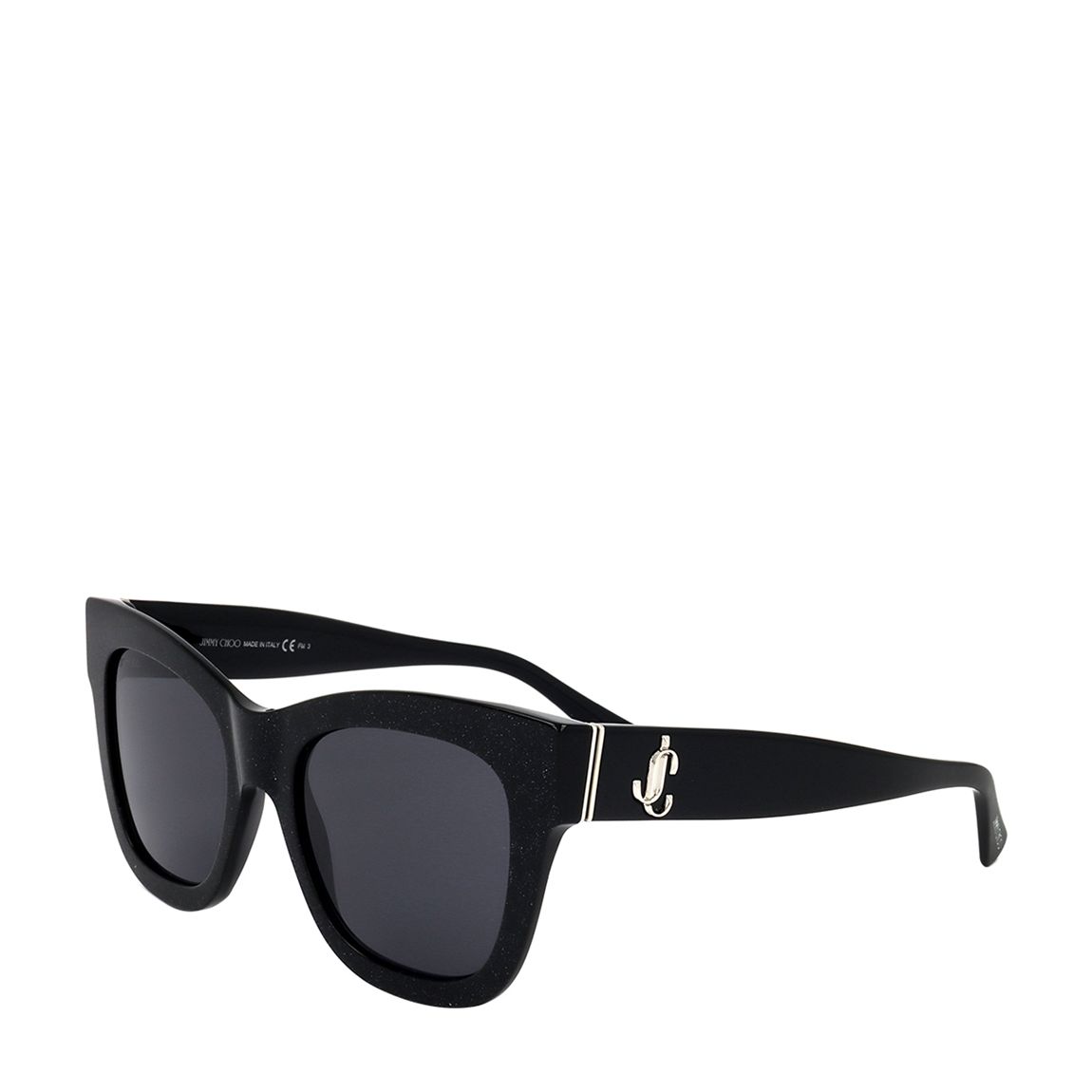 Black Thick Rimmed Square Sunglasses 52mm main product photo