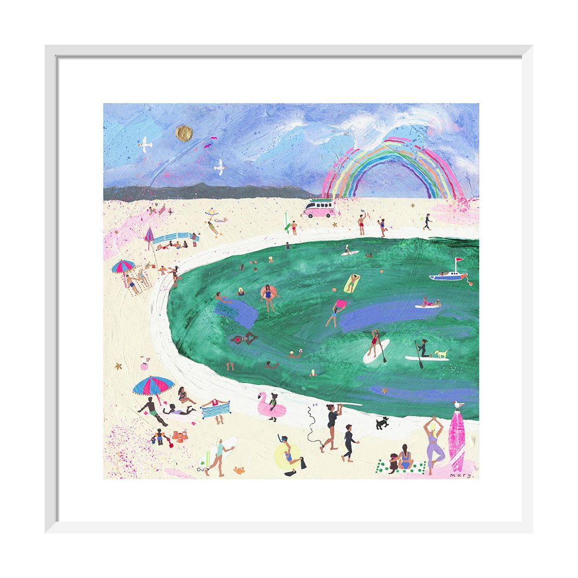 Days Like These Framed Print, 40cm x 40cm main product photo
