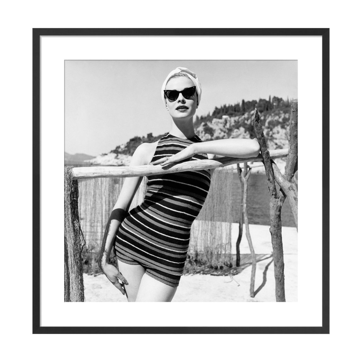 Vogue May 1955 Framed Print, 50cm x 50cm main product photo