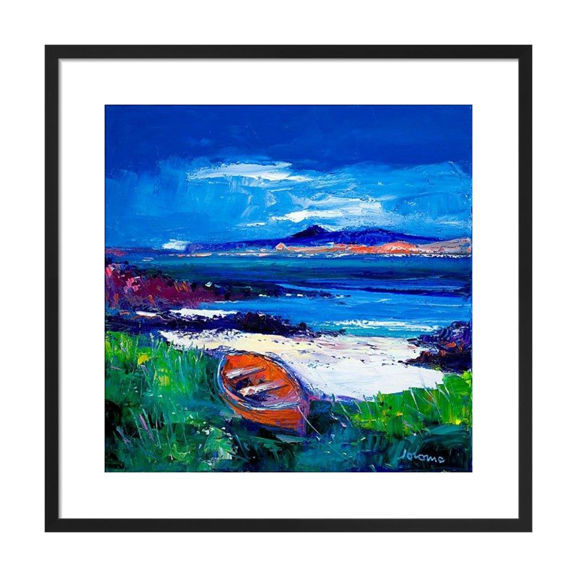 Iona and Ben More, Mull Framed Print, 50cm x 50cm main product photo