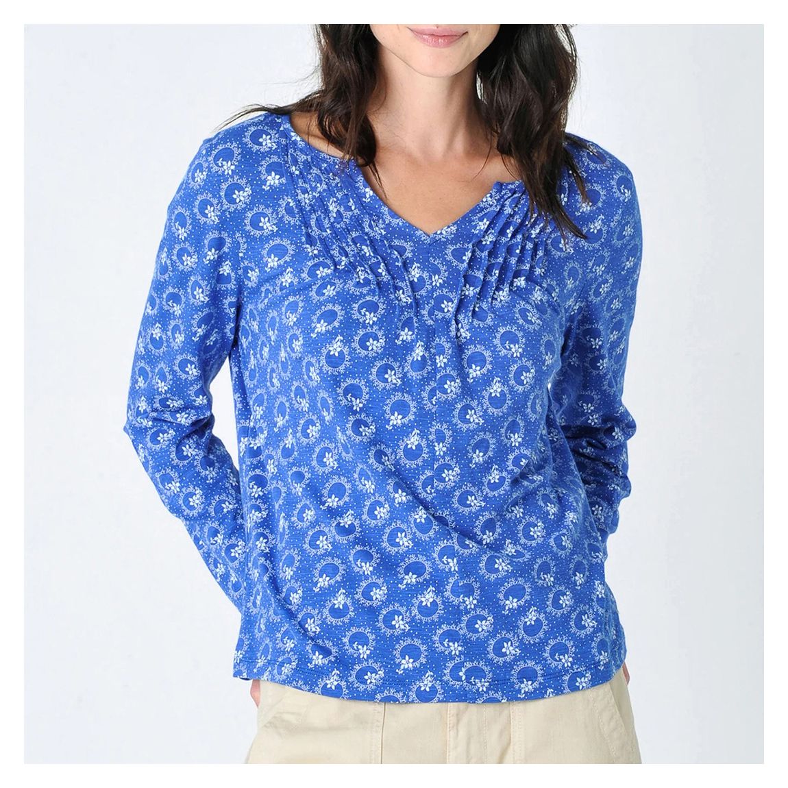 Blue Bethel Blouse main product photo