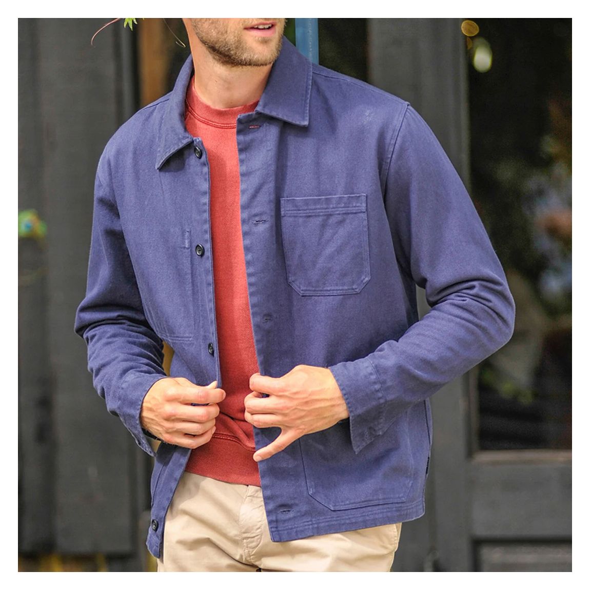 Navy Addington Jacket main product photo