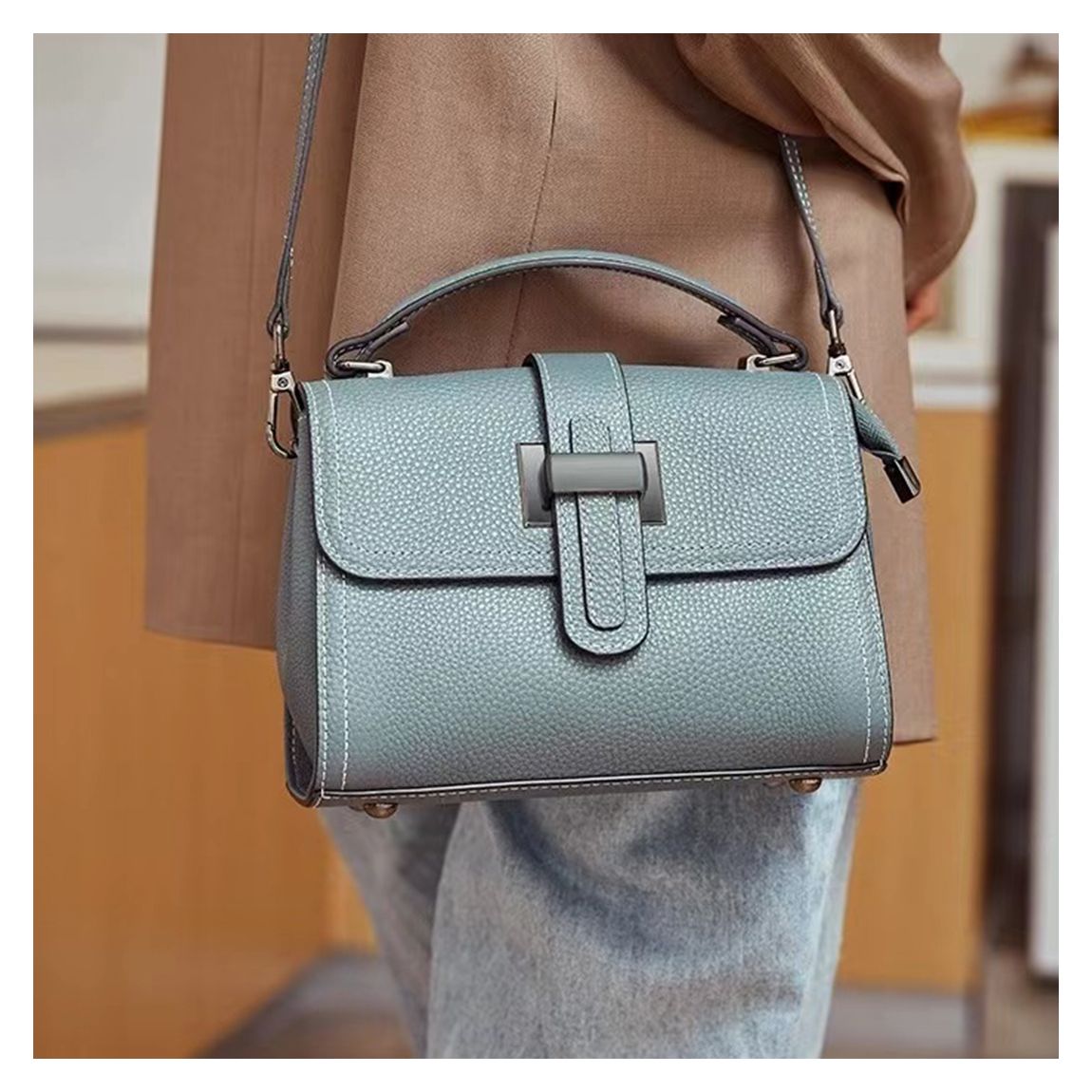 Blue Polly Shoulder Bag main product photo
