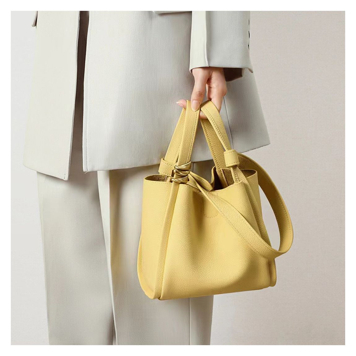 Yellow Gracelynn Shoulder Bag main product photo