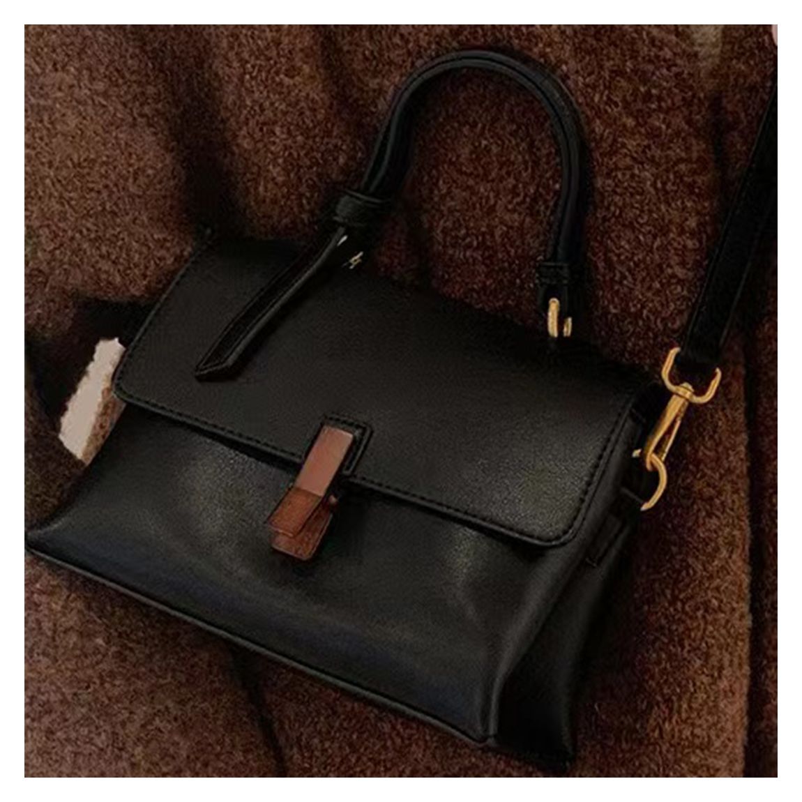 Black Amy Shoulder Bag main product photo