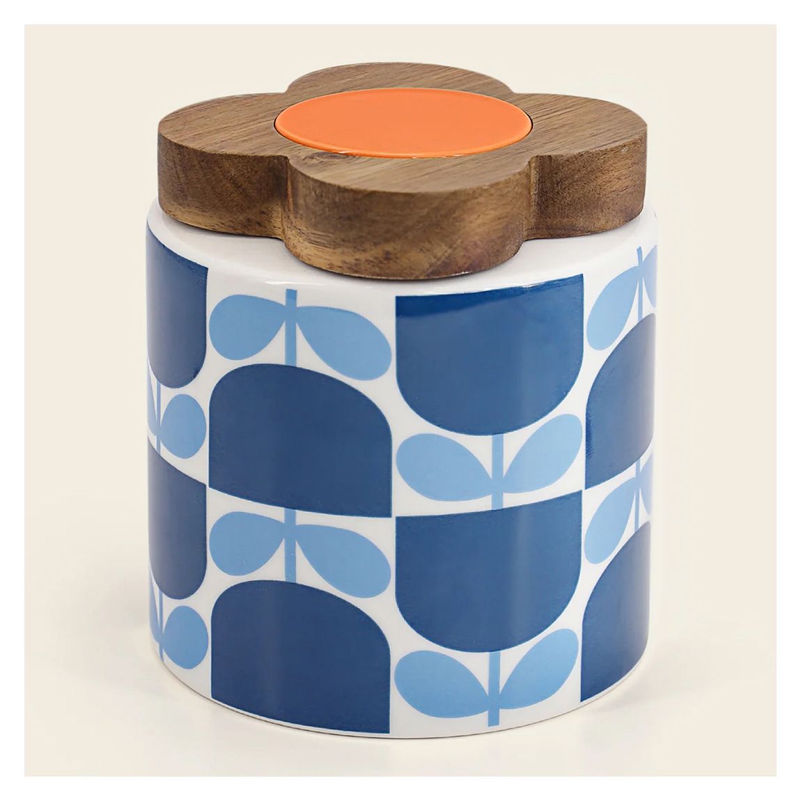 Atomic Flower Navy Storage Jar 750ml main product photo