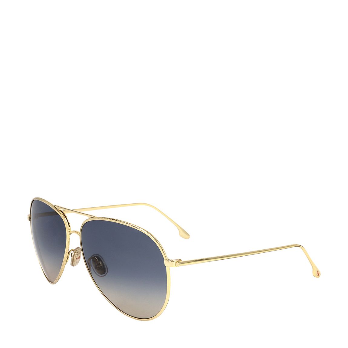 Gold, Teal Aviator Sunglasses 62mm main product photo