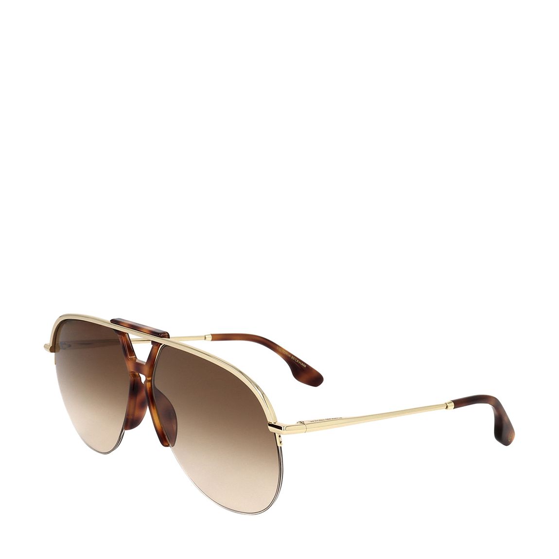 Gold, Brown Aviator Sunglasses 65mm main product photo
