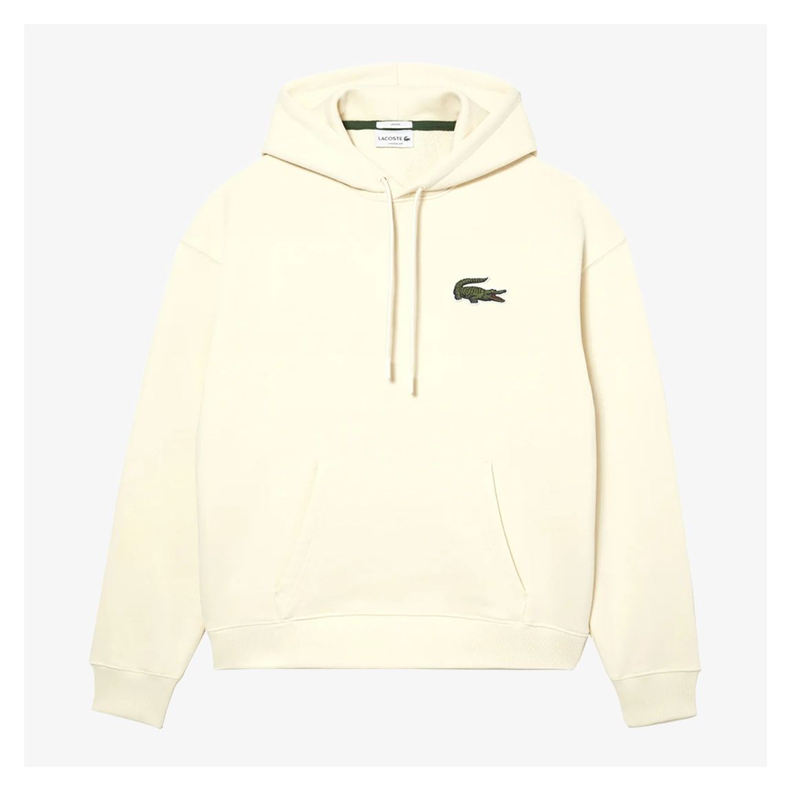 Yellow Cotton Blend Drawstring Hoodie main product photo