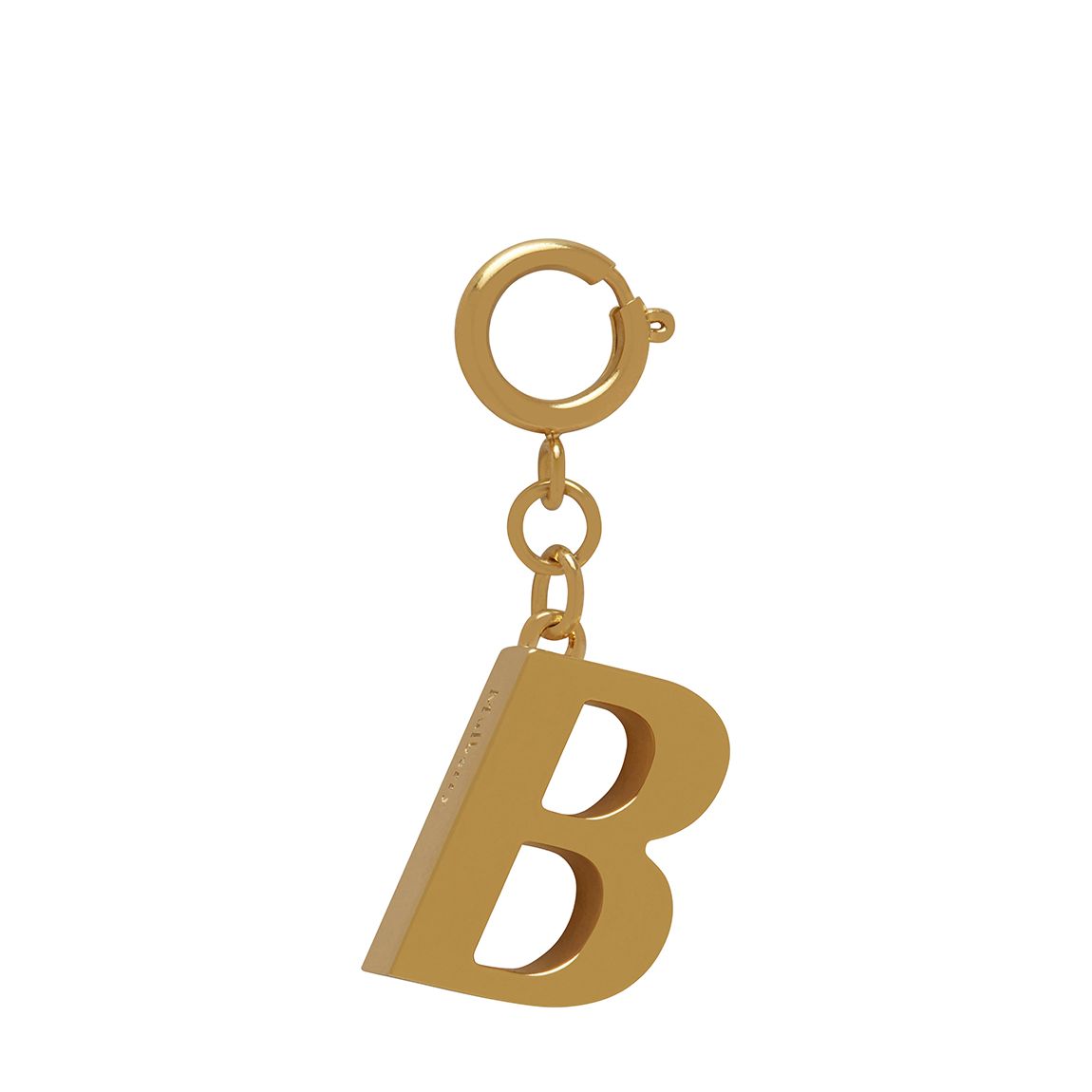 New Brass Alphabet Brass Keyring-B main product photo