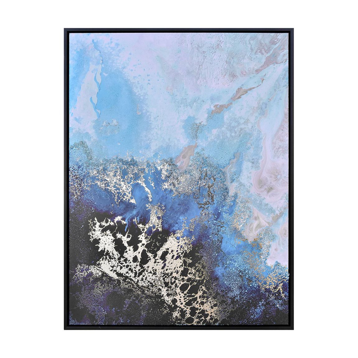Reef Drifter 63x83cms Framed Canvas with Resin, Stone & Foil Detail main product photo