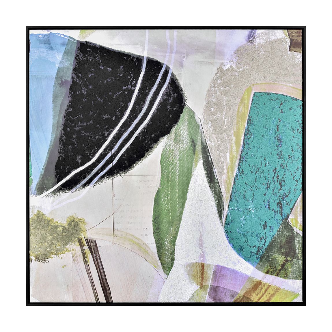 Tomorrow Never Knows 103x103cms Framed Canvas with Hand Paint Detail & Sand Blast main product photo