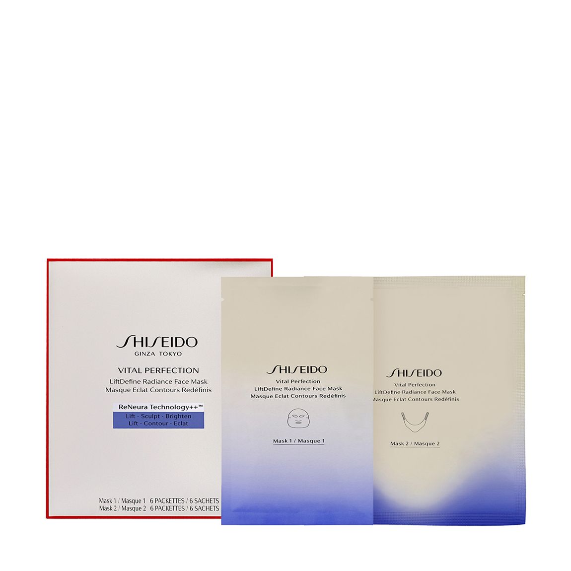 LiftDefine Radiance Face Mask x 6 Sheets main product photo