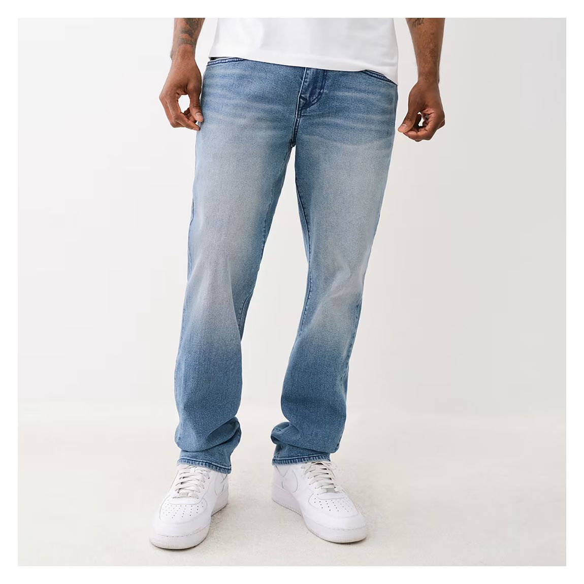 Light Wash Ricky Straight Stretch Jeans main product photo