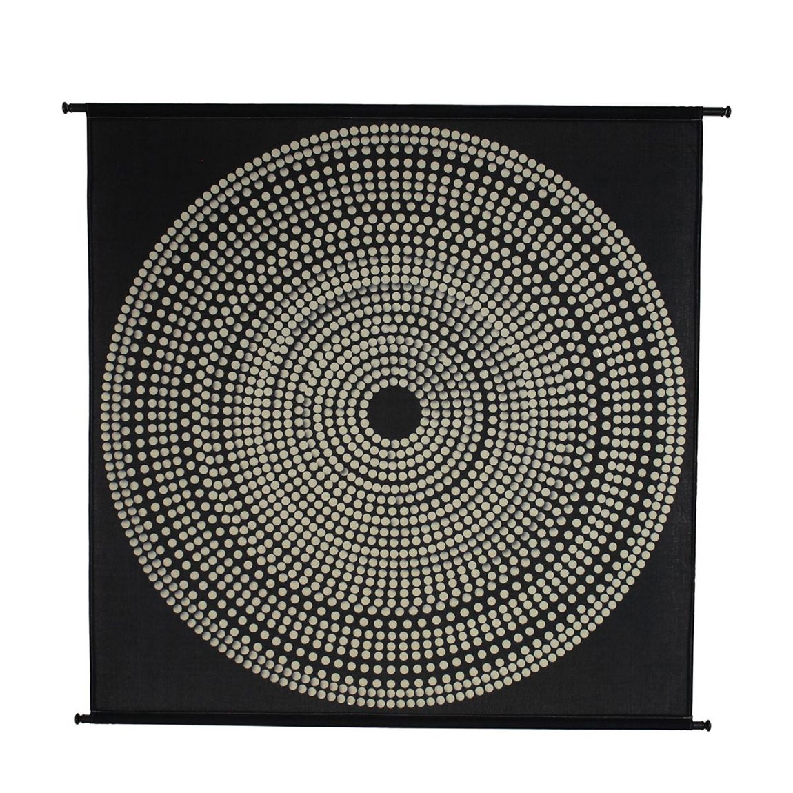 Wall Hanging Circles Polyester Black 146x134cm main product photo