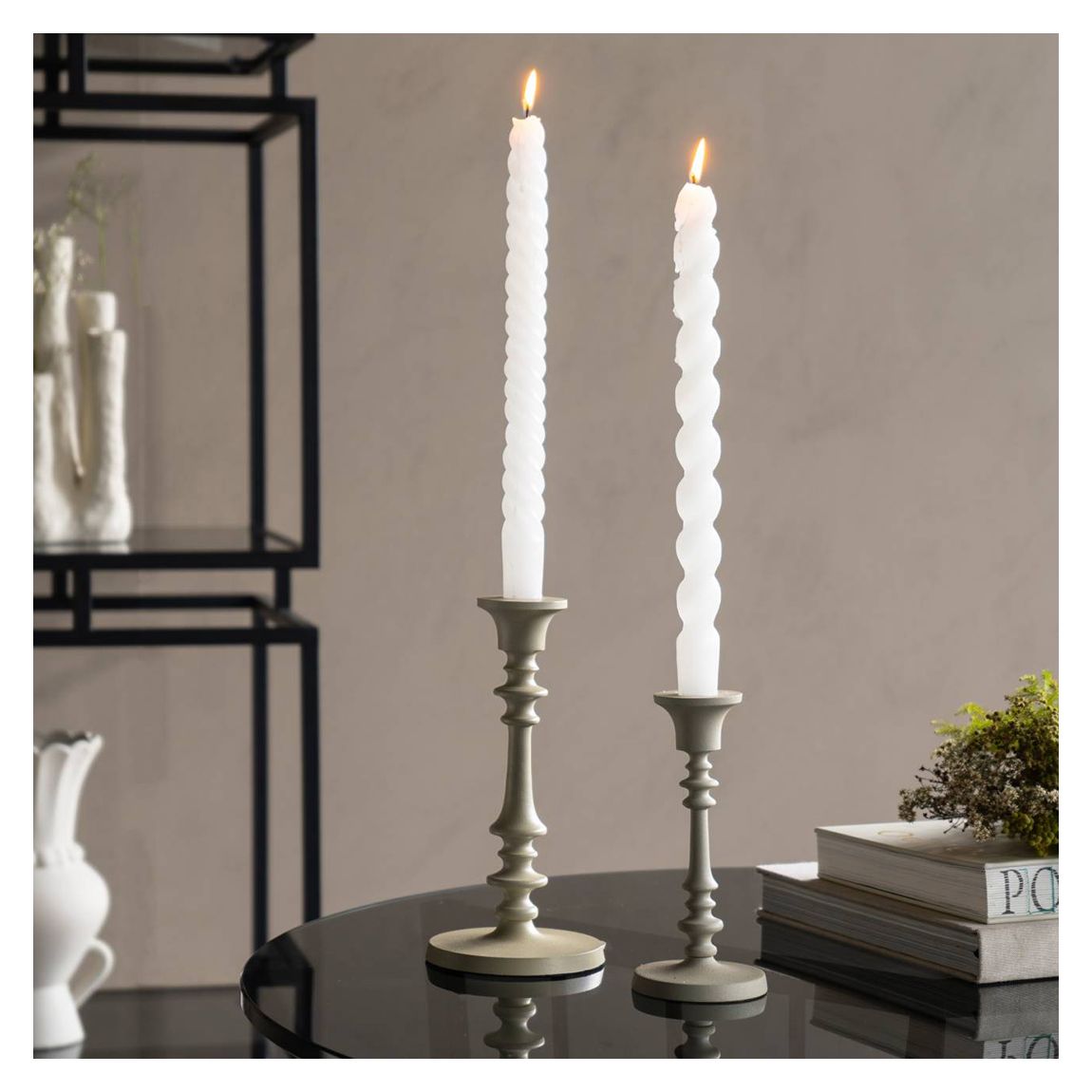 Aluminium Ivroy Candle Stick 17.5cm main product photo