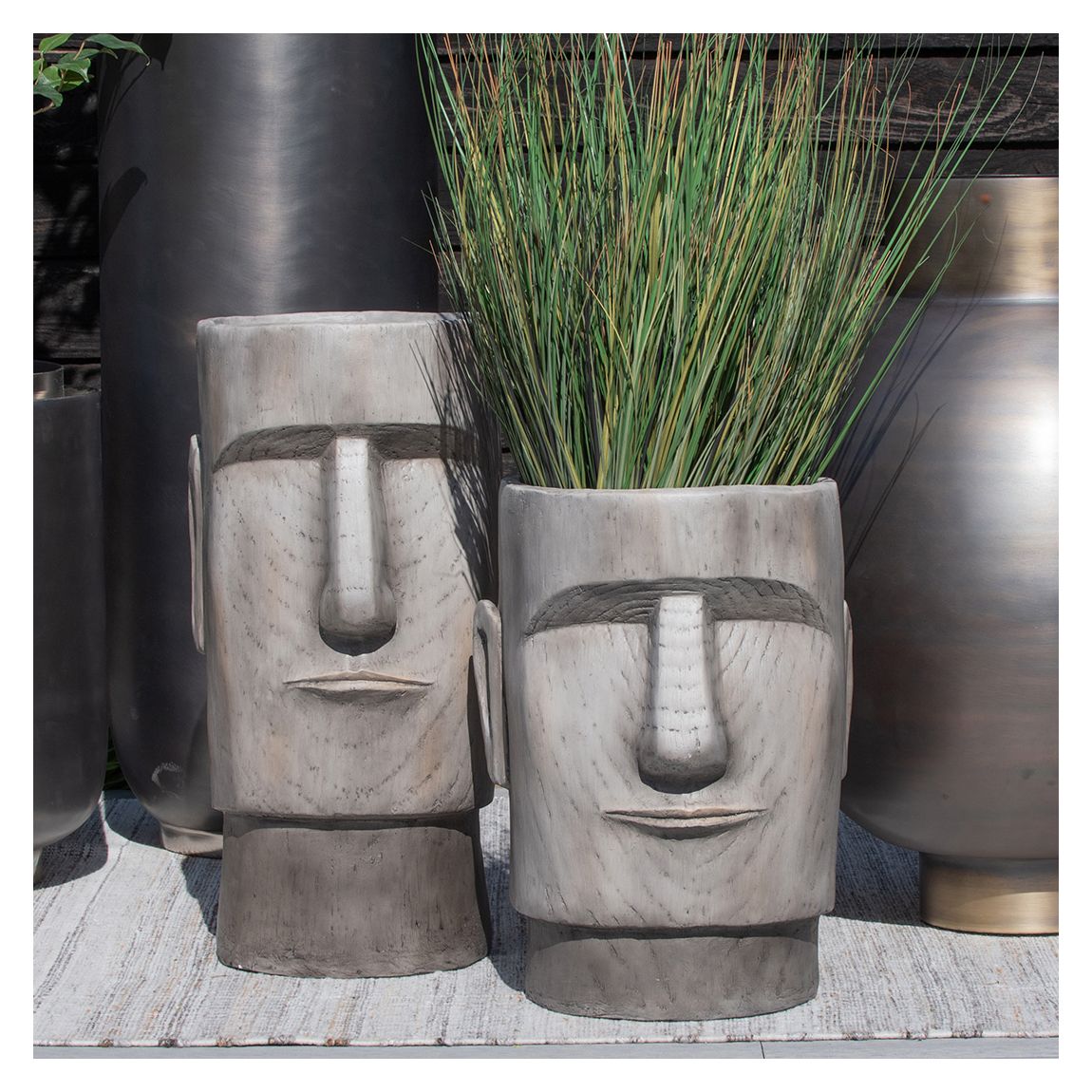 Easter Island Head Planter Small 36x35x42cm main product photo