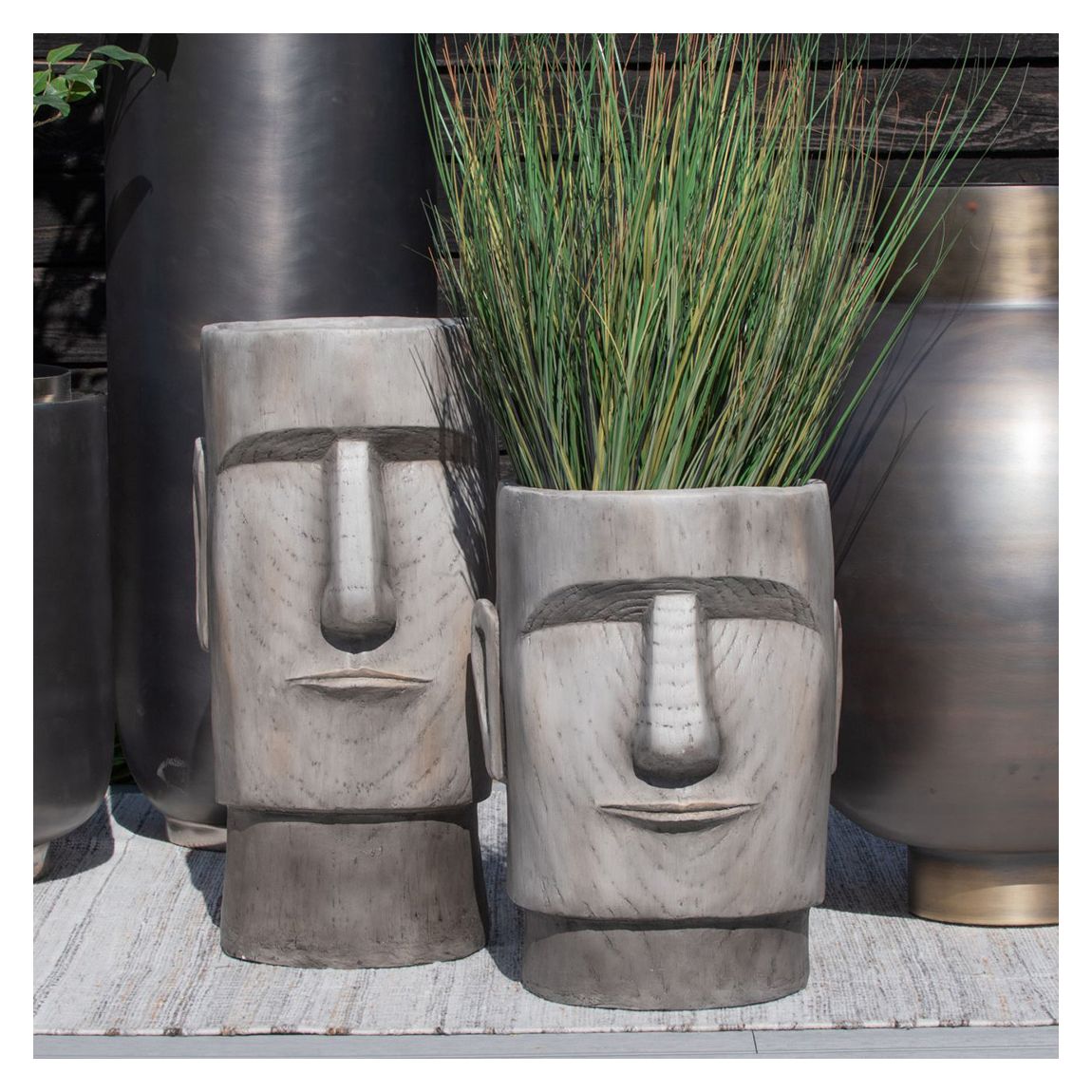 Easter Island Head Planter Large 34x30x60cm main product photo