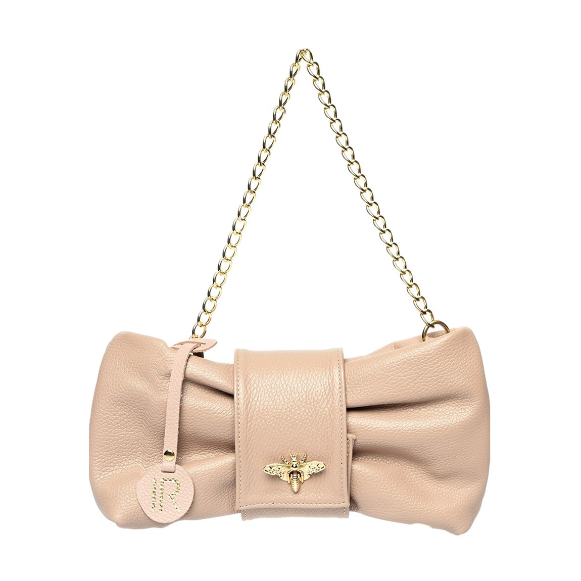 Pink Leather Crossbody bag main product photo