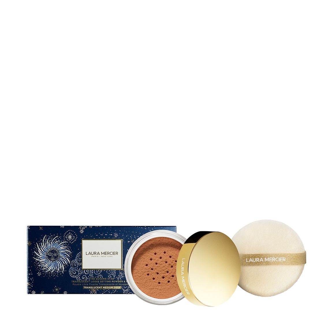 The Guiding Star Translucent Loose Setting Powder & Puff Trans Honey 29g main product photo